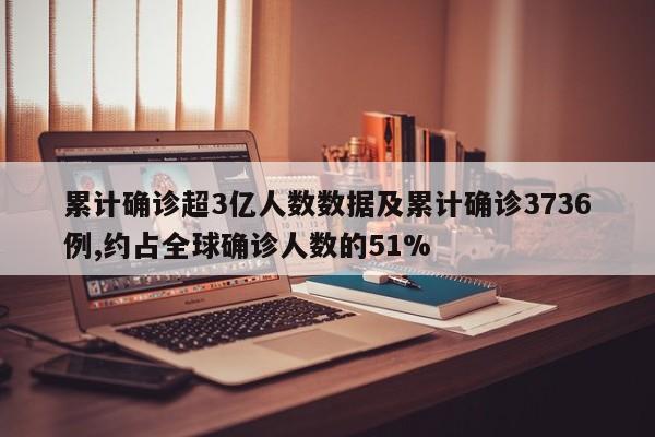 累计确诊超3亿人数数据及累计确诊3736例,约占全球确诊人数的51%